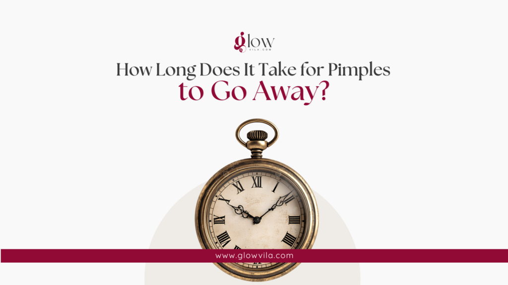 Vintage pocket watch symbolizing how long pimples take to heal and go away