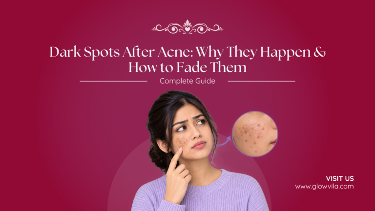 dark spots after acne